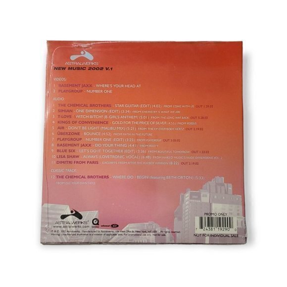 Astralwerks - New Music‎ 2002 V.1 [2002 Promotional CD] - Picture 2 of 2